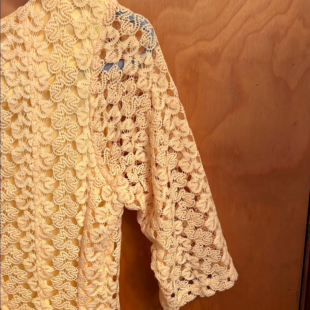 Rabbit Rabbit Rabbit Yellow Lace Dress Size 4 - Picture 6 of 6